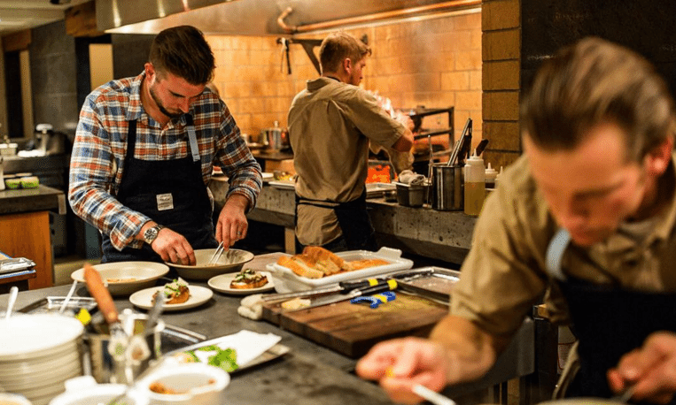 preparing meal